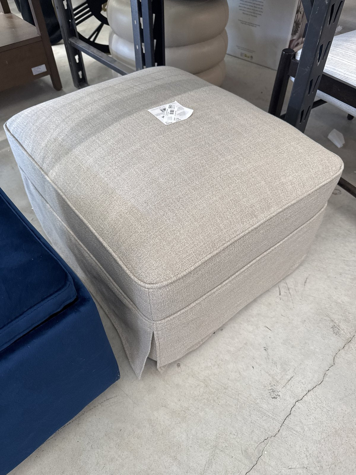 Vivian Park Ottoman Fern Green - Threshold™ Designed With Studio Mcgee: Comfy, Upholstered, No Assembly Required : Target