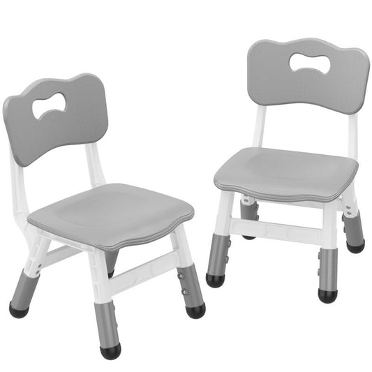 Whizmax 3 Level Height Adjustable Kid Chair,plastic Toddler Chairs For Children Boys Girls Age 2-6,suitable For Home Family Classroom,2 Pcs-dark Gray : Target