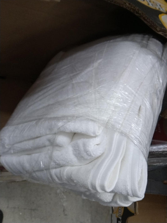 6 Piece White Towel Set by SP Home Set Of Three