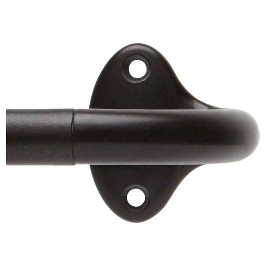 28"-48" Loft By Umbra Room Darkening Curtain Rod Darjeeling Bronze: Adjustable Steel Wrap Around Rod, 20lb Capacity