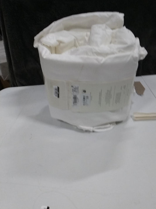 King Solid Performance 400 Thread Count Sheet Set White - Threshold: Cotton Sateen, 4-Piece, OEKO-TEX Certified