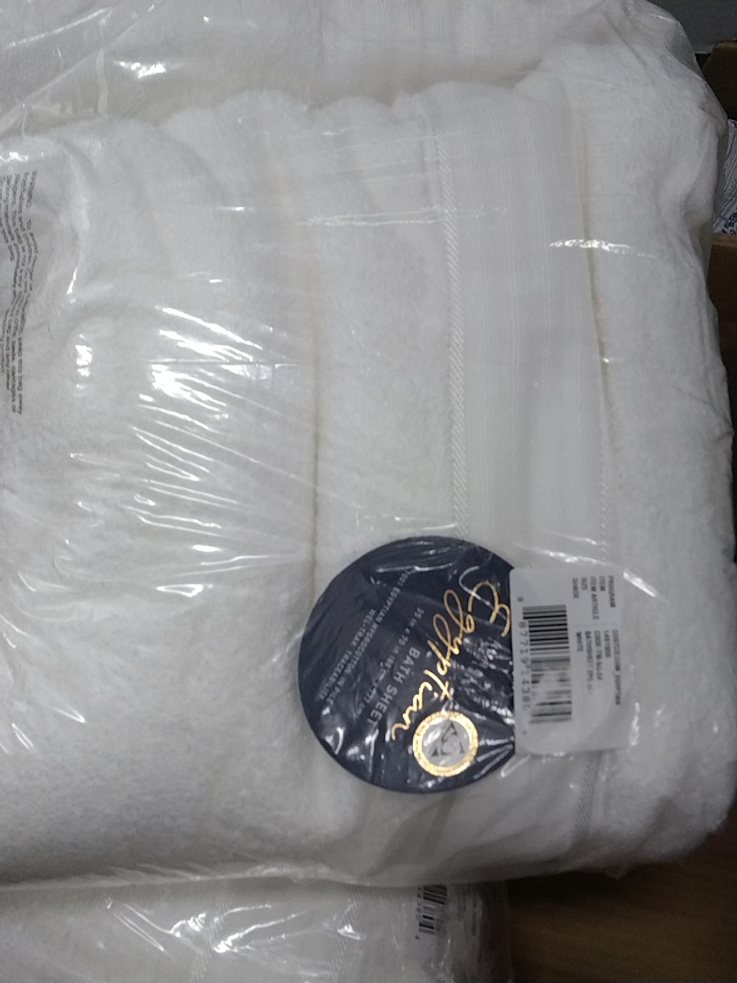 100% Egyptian Cotton Bath Sheet Set of 2