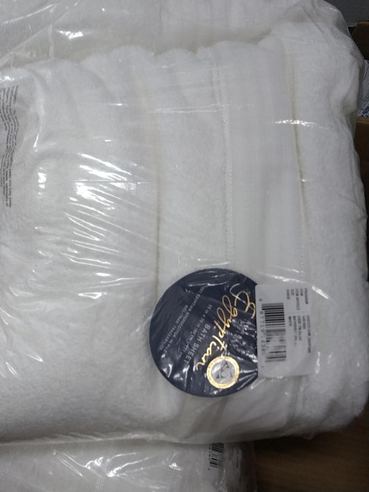 100% Egyptian Cotton Bath Sheet Set of 2