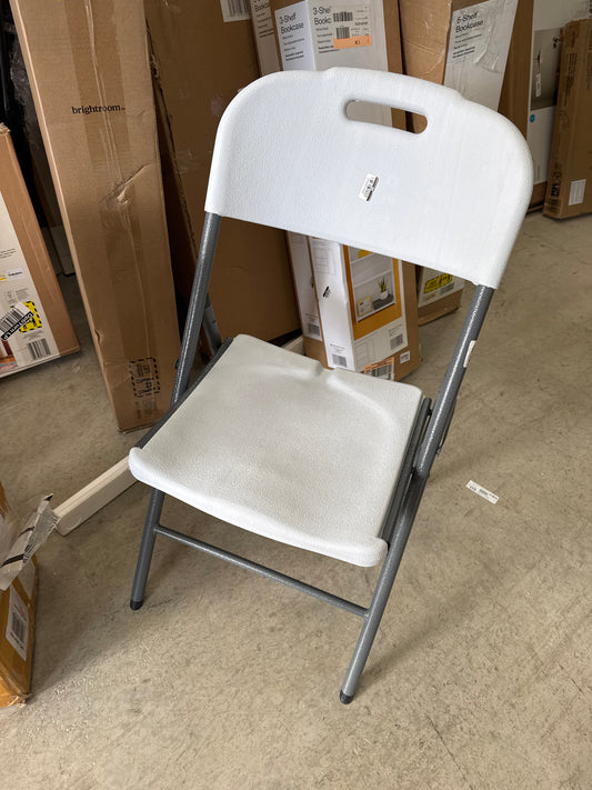 Peakform Resin Folding Chair Off White