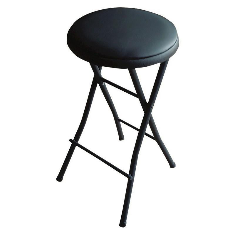Peakform Vinyl Folding Stool Black