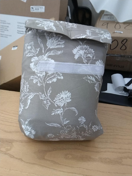 King Printed Performance 400 Thread Count Sheet Set Khaki Floral - Threshold: Cotton Sateen, OEKO-TEX Certified, Includes 4 Pieces