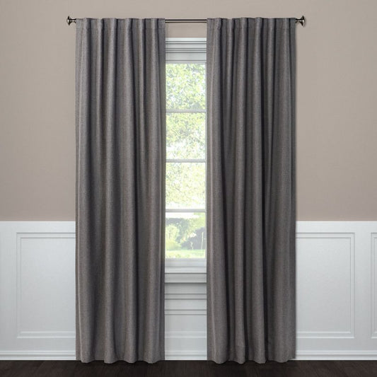 50"x84" Blackout Aruba Window Curtain Panel Radiant Gray - Threshold™ : Target