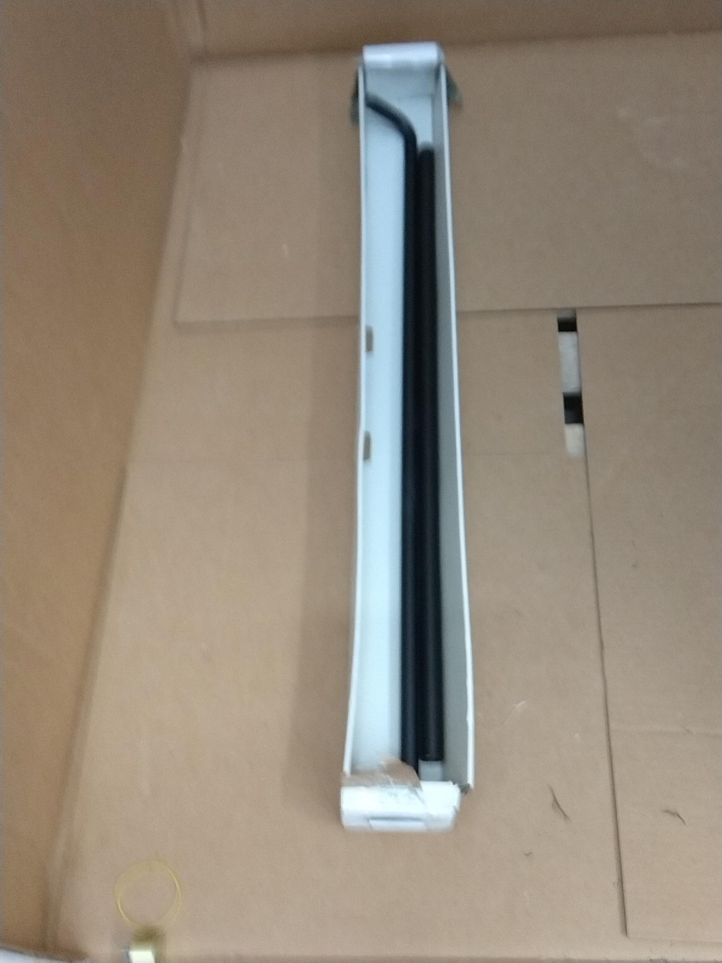 36"-66" French Curtain Rod Matte Black - Threshold: Single Steel Rod, Powder-Coated, 25lb Capacity