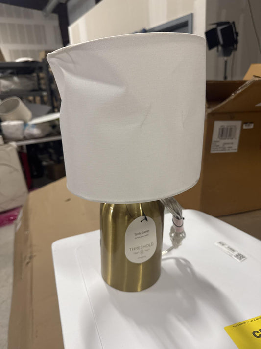 Dome Collection Accent Lamp Gold - Threshold: ETL Listed, No Assembly, Metal Body