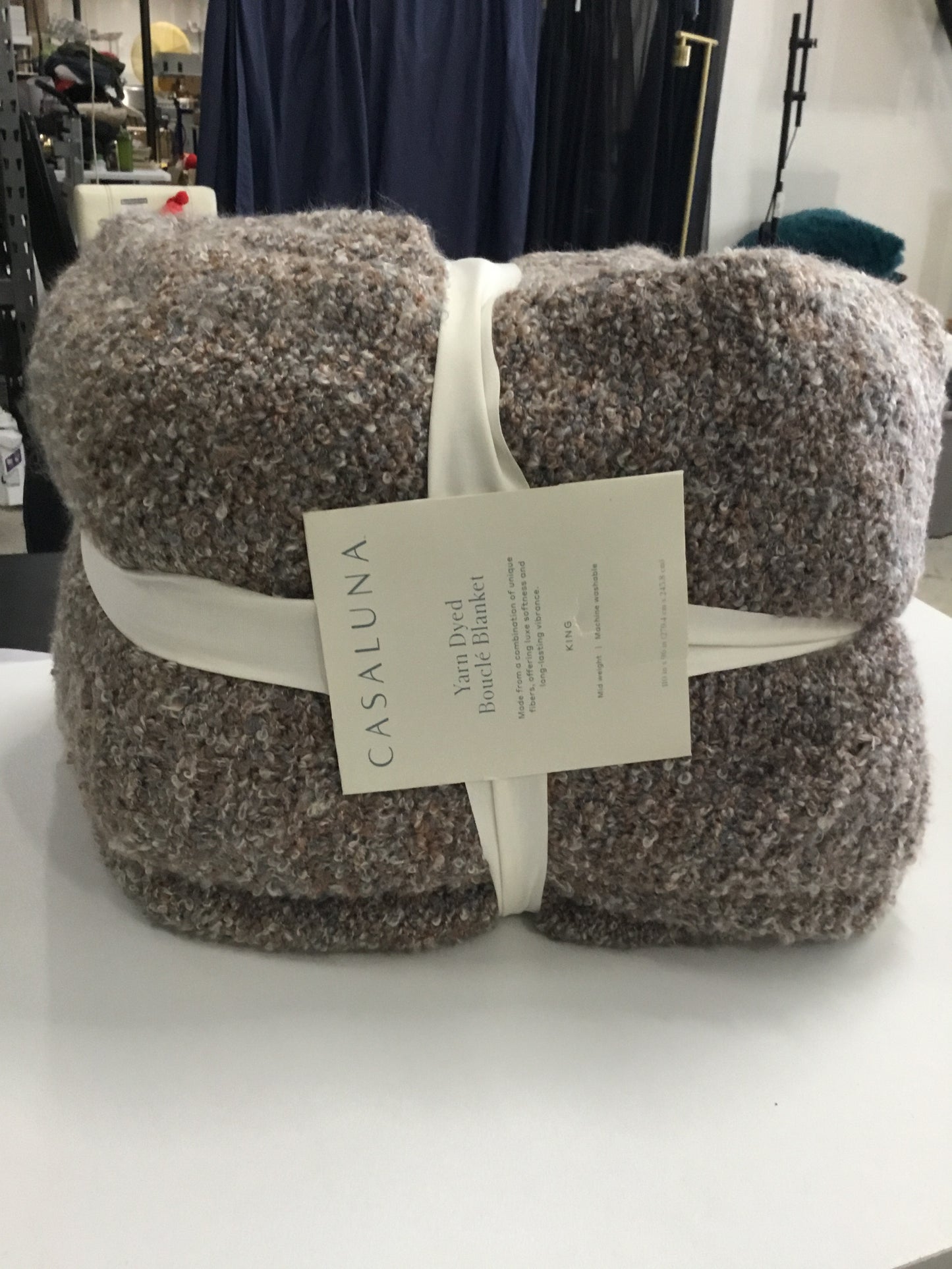 King Boucle Blanket Warm - Casaluna