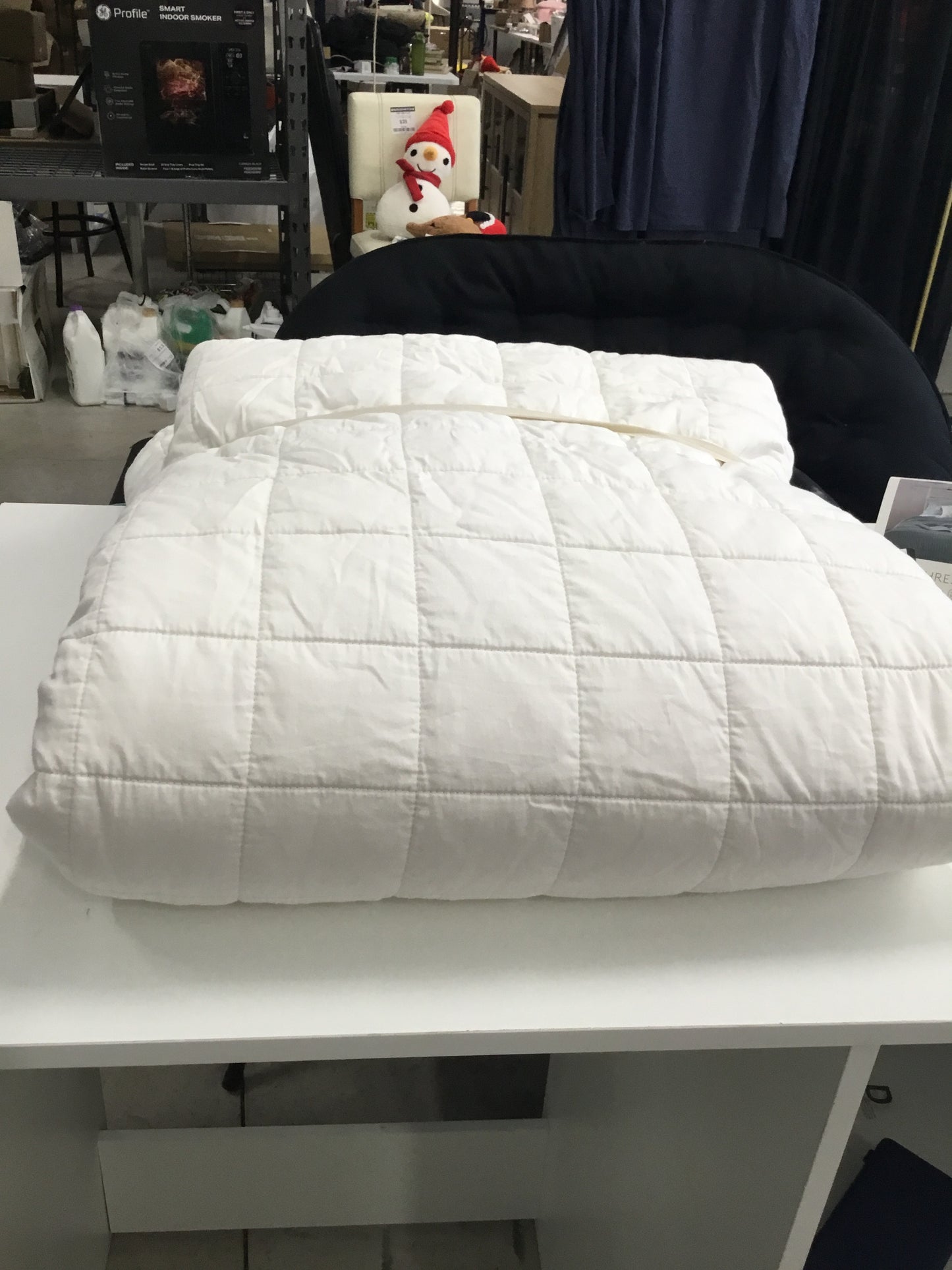 Full/Queen Heavyweight Linen Blend Quilt White - Casaluna: Rayon & Cotton, OEKO-TEX Certified, Machine Washable