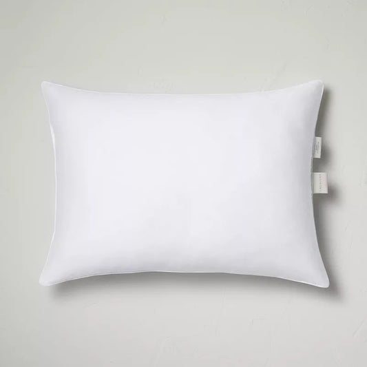 King Medium/Firm Machine Washable Medium Down Alternative Pillow - Casaluna: Hypoallergenic, 300 Thread Count, Cotton Cover