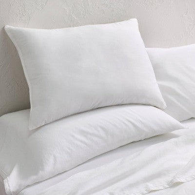 King Firm Machine Washable Down Alternative Pillow - Casaluna: Hypoallergenic, 300 Thread Count Cotton Cover