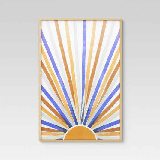 24" x 36" Thin Poster Frame Brass - Room Essentials: Modern Wall Decor, Polystyrene Material, Sawtooth Mount