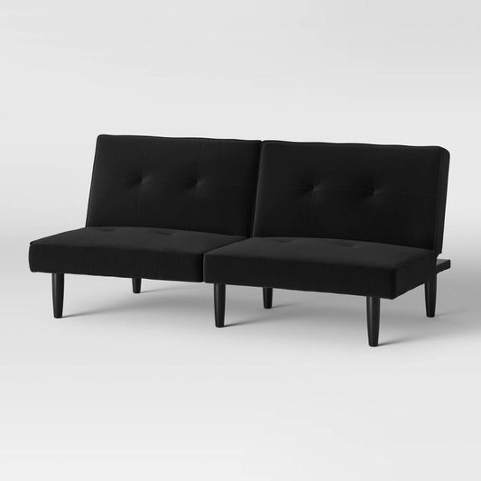 Dorm Futon Sofa Black - Room Essentials