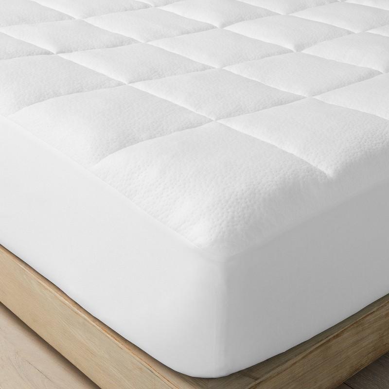 Full Memory Foam & Down Alternative Mattress Pad - Casaluna: CertiPUR-US & OEKO-TEX Certified, Fits 20" Depth