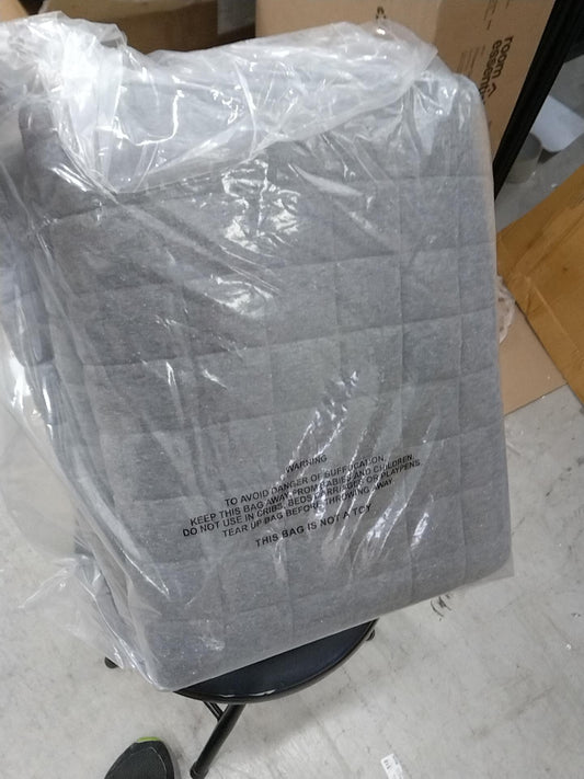 Twin/Twin Extra Long Jersey Quilt Black Heather - Room Essentials: Gender Neutral, Midweight, Knitted Fabric, 90"x66"