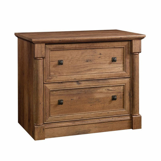 Palladia File Vintage Oak - Sauder: 2-drawer Lateral, Safety Interlock, Home Office Storage : Target