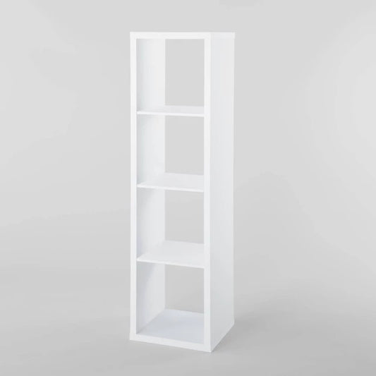 13'' 4 Cube Vertical Organizer White - Brightroom