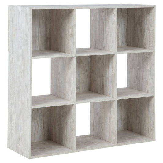 35.43" Paxberry 9 Cube Organizer Whitewash - Signature Design By Ashley : Target