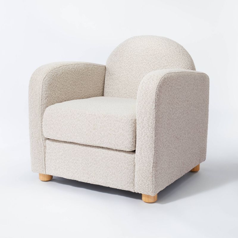 Pacific Palisades Accent Chair: Boucle Upholstery, Rounded Legs - Threshold™ Designed W/studio Mcgee : Target