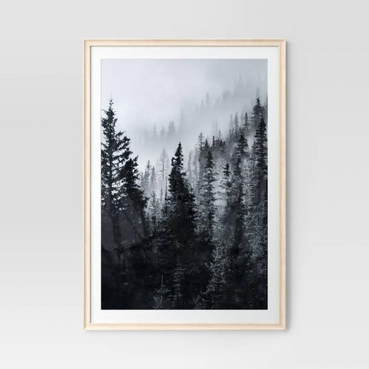 27" X 40" Matted To 24" X 36" Wedge Poster Frame Natural - Threshold™: Modern Style, Mdf, Sawtooth Mount : Target