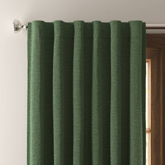 50"x84" Blackout Velvet Curtain Panel - Green, Solid, Lined, Machine Washable - Threshold™ : Target