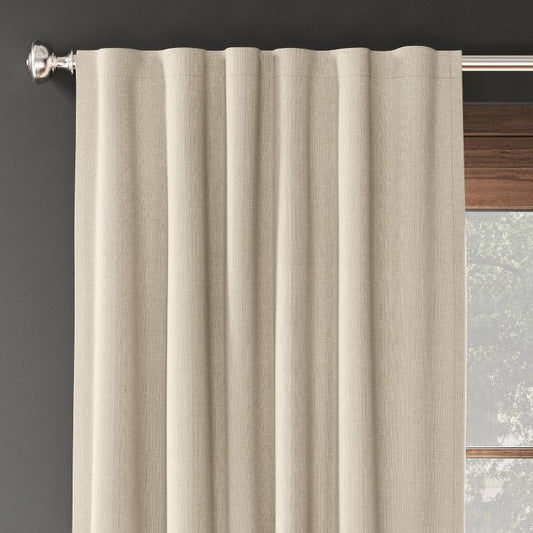 2pk 50"x84" Blackout Aruba Curtain Panels Brown - Threshold: Recycled Polyester, OEKO-TEX Certified, Indoor Drapes