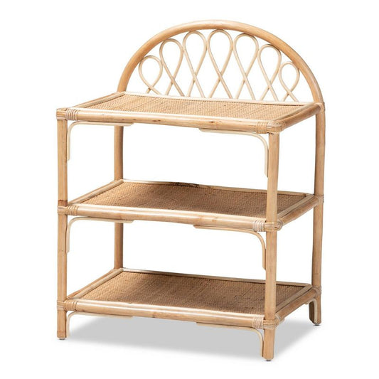 31.7" Redell Rattan 3 Tier Display Shelf Natural/brown - Bali & Pari : Target