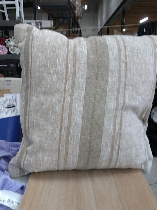 Euro Traditional Woven Stripe Decorative Throw Pillow Green - Threshold