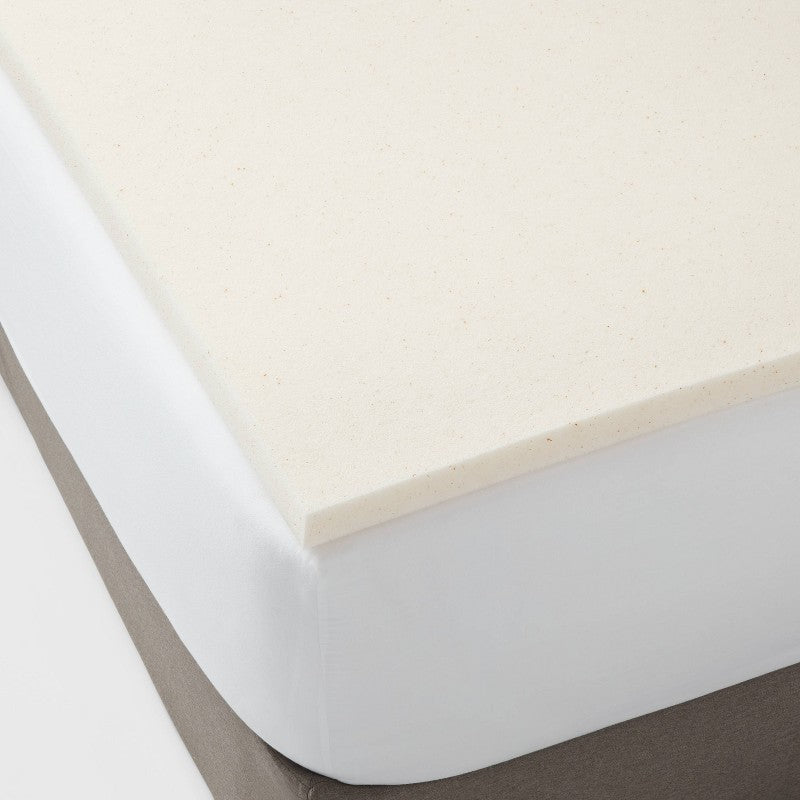 King 1.5" Performance Memory Foam Mattress Topper - Threshold: CertiPUR-US, Cooling, Polyurethane Cover