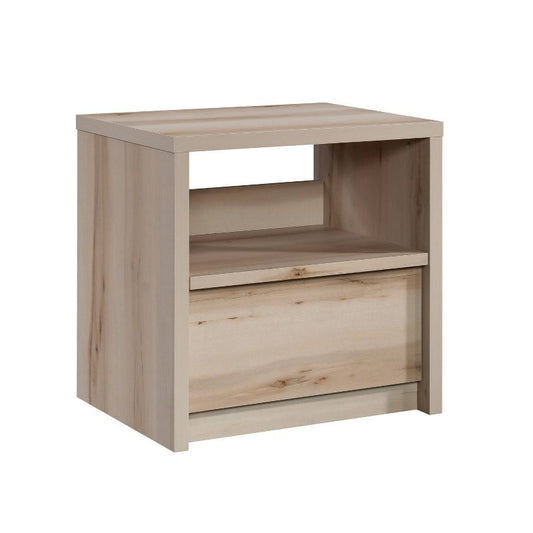 Harvey Park Nightstand with Drawer Pacific Maple - Sauder: Open Shelf, Laminated, MDF : Target