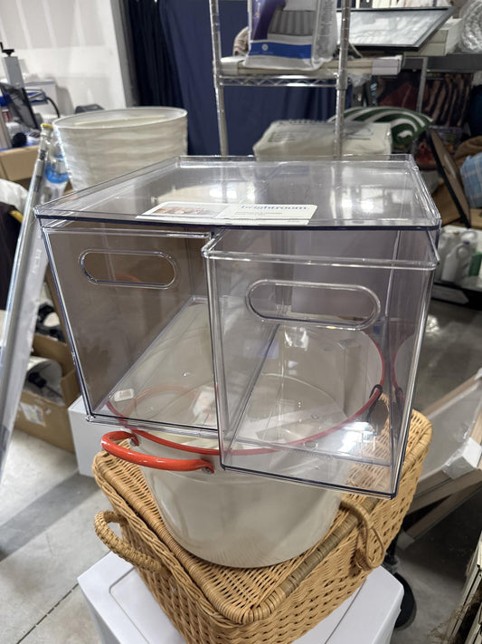 All Purpose 2 Drawer Storage Clear - Brightroom