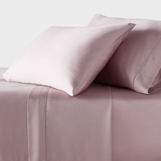 King 320 Thread Count Cool Tencel® Lyocell Sheet Set Rose Ash - Threshold™: Satin Weave, Oeko-tex Certified, 4-piece Set : Target