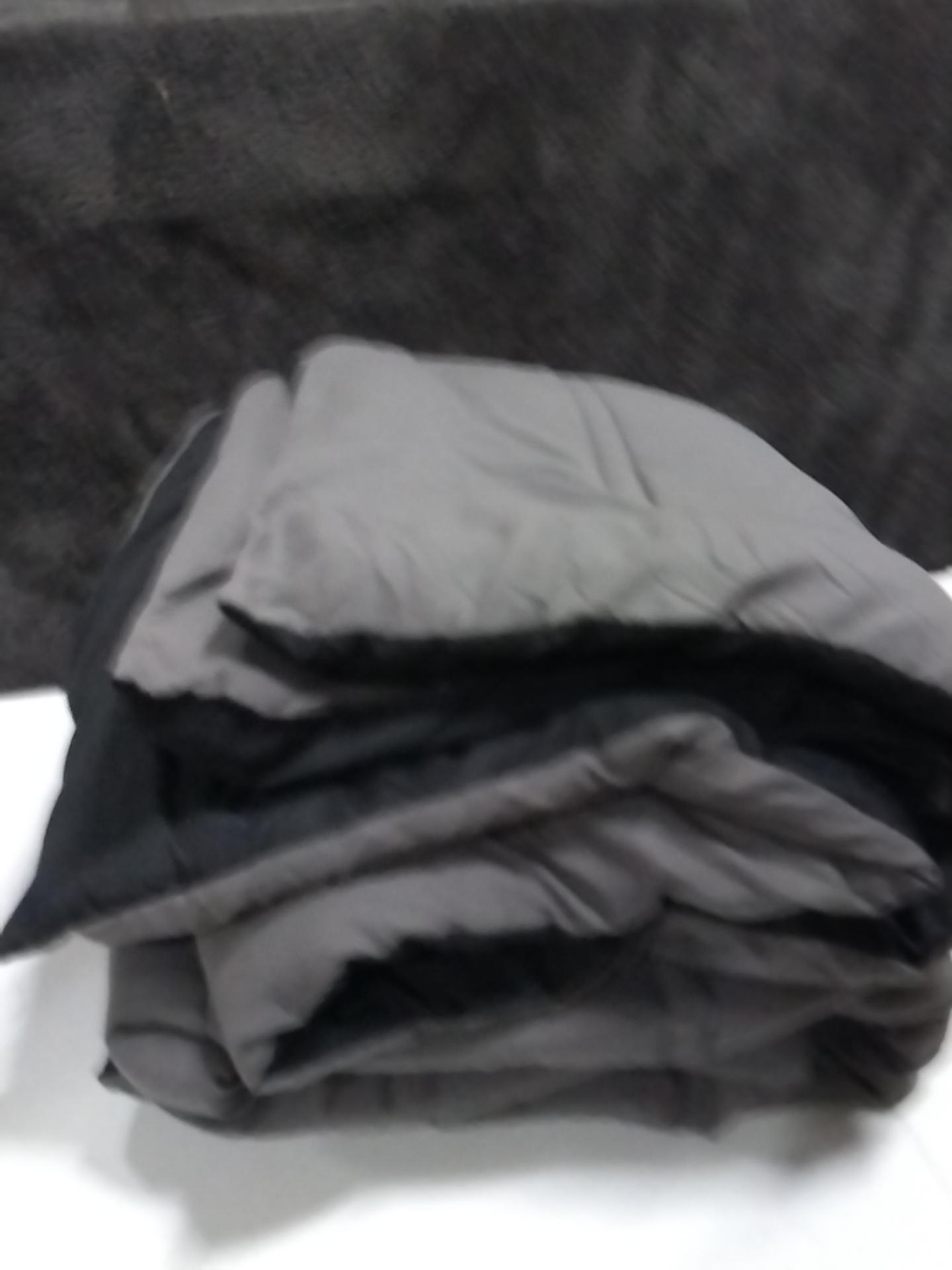 Twin/Twin Extra Long Lofty Microfiber Comforter Black - Room Essentials: Midweight, Plain Weave, Machine Washable