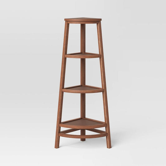 Haverhill Corner Accent Shelf Brown - Threshold™ : Target