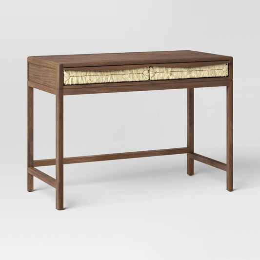 Withania Desk With Drawers - Threshold™: Wood Composite, Home Office Furniture, Study Writing Table : Target