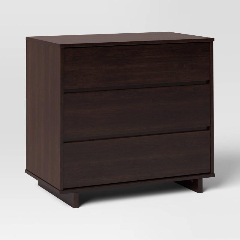 Modern 3 Drawer Dresser Espresso - Room Essentials™: Storage, Particle Board Frame, Carb Certified : Target
