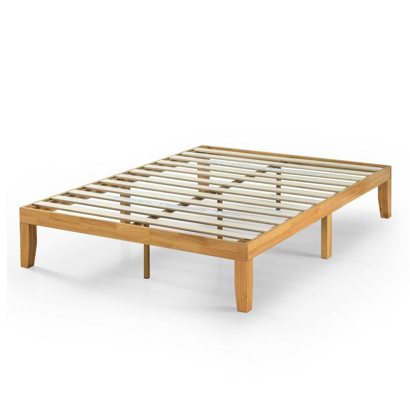 Full Moiz 14" Wood Platform Bed Frame Natural - Zinus : Target