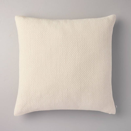 26"x26" Micro Diamond Textured Euro Pillow Cream - Hearth & Hand™ With Magnolia : Target