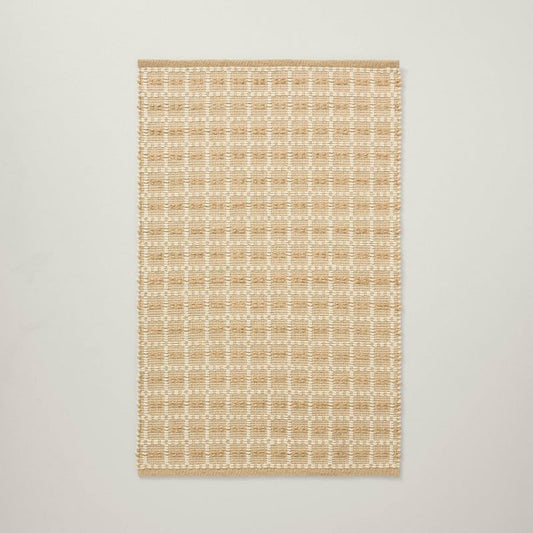 3'x5' Box Grid Rectangular Handmade Woven Accent Rug - Hearth & Hand with Magnolia