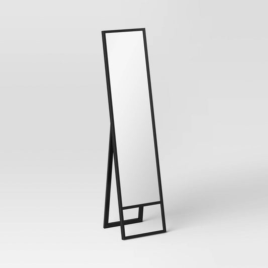 14"x58" Easel Mirror Black - Room Essentials