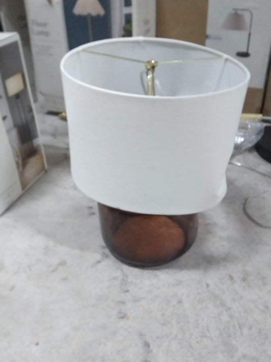 Amber Glass Table Lamp Brown - Threshold