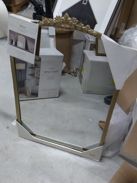 20"x30" Decorative Gold Wall Mantle Mirror Gold - Threshold
