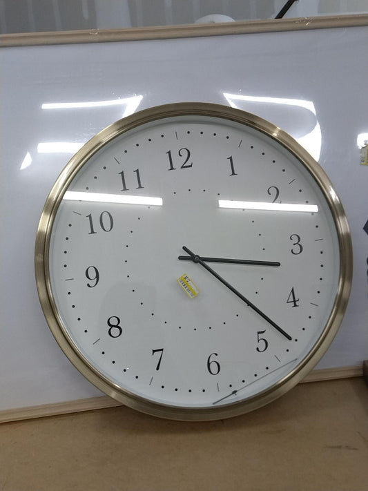 20" Brass Analog Circular Wall Clock - Hearth & Hand with Magnolia