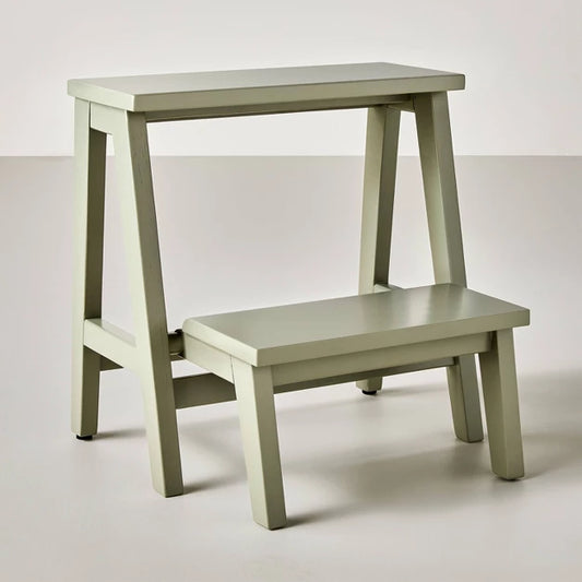 Wood Kitchen Step Stool Sage Green - Hearth & Hand with Magnolia