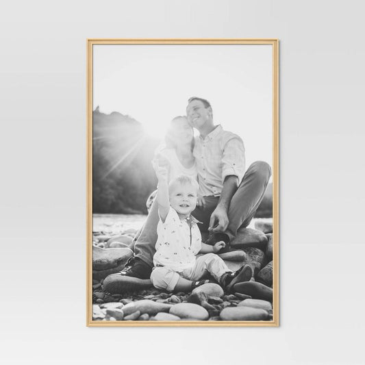 24"x36" Traditional Poster Picture Frame Natural - Room Essentials