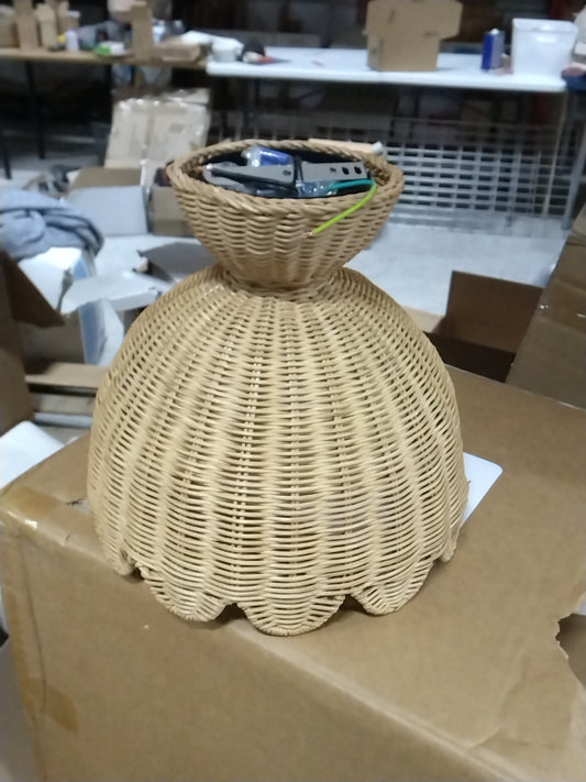 Woven Flush Mount Ceiling Light - Threshold designed with Studio McGee