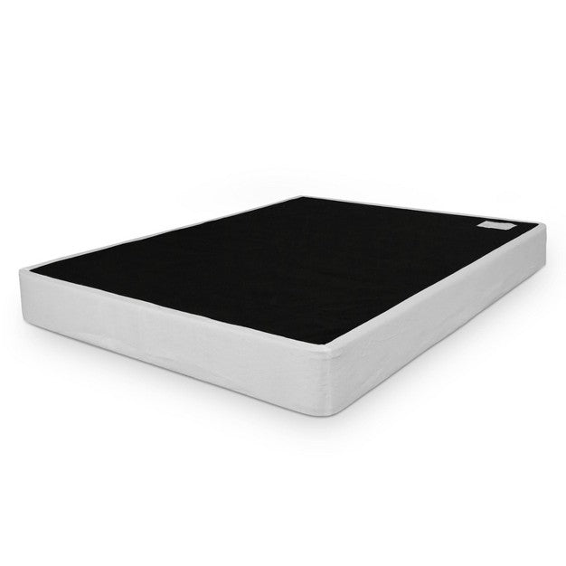 Home Design Queen Canton Box Spring Black/White