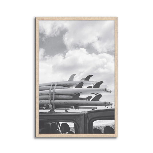 Master & Co. 24"x36" Echo Point Picture Frame Natural Woodgrain